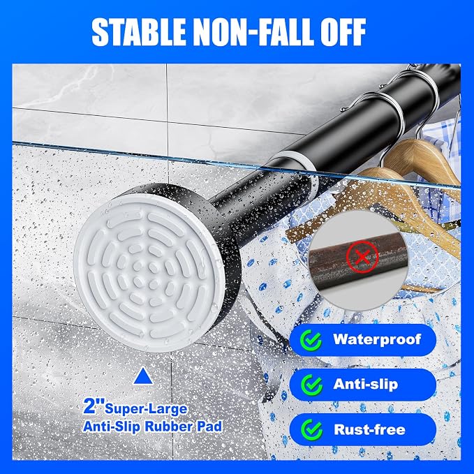 Ausemku Shower Curtain Rod - Image 2