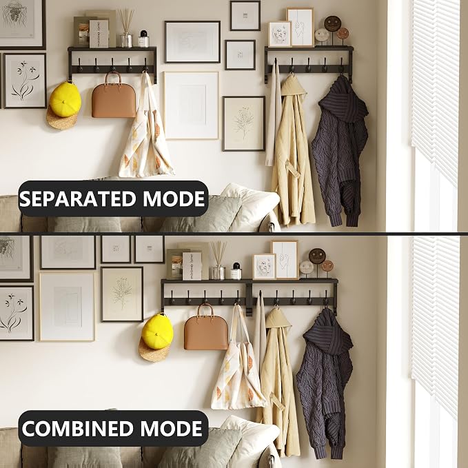 AMBIRD Coat Rack Wall Mount - Image 4