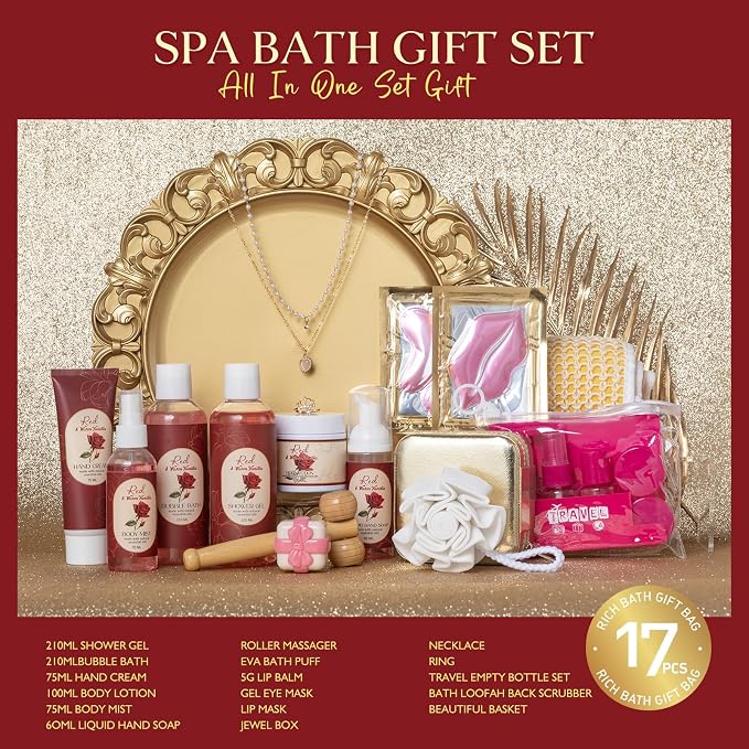21Pcs Bath and Body Gift Basket Set - Image 2