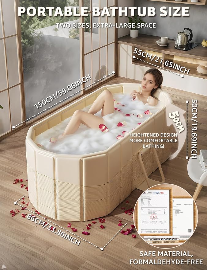 Portable Bathtub Ice Bath Tub - Image 2
