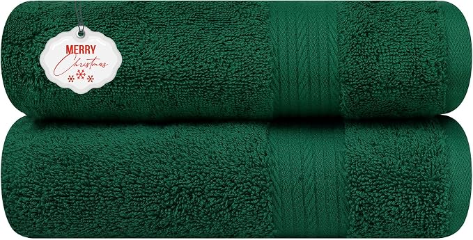 Ample Decor Hand Towels 18 X 28 Inch 600 GSM 100% Cotton, Premium Soft Absorbent by AmpleDecor