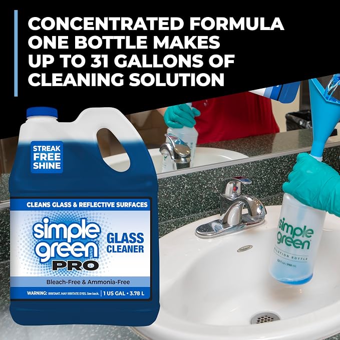 Simple Green Pro Glass Cleaner 1 Gal - Image 6