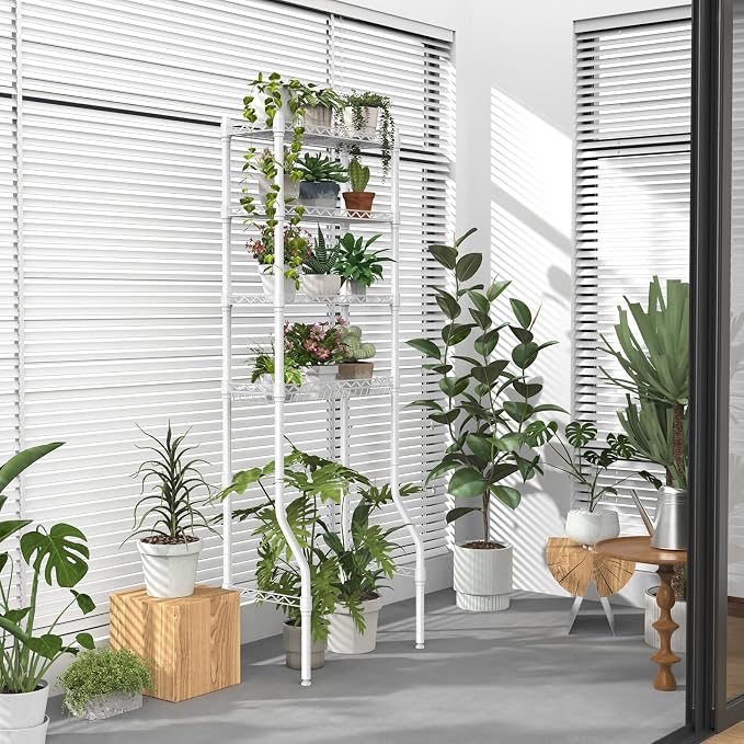 EAGMAK 4 Tier Over The Toilet Storage Rack, Bathroom Organizers and Storage - Image 9