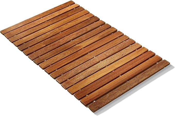Teak String Shower Mat, Wood Non Slip Bath Mats - Image 6