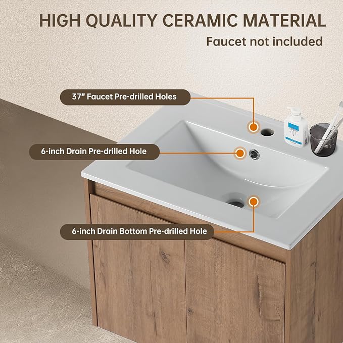 MORVANO 72" Bathroom Vanities Cabinet - Image 5