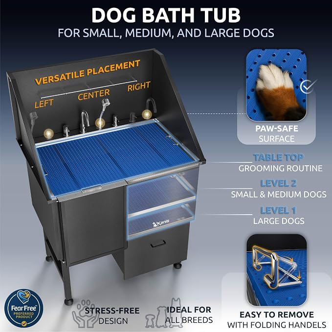 KANIS Black Line Professional Dog Washing Station - Image 5