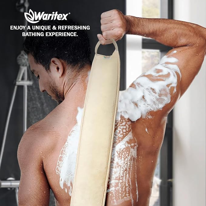 Waritex Natural Egyptian Loofah Back Scrubber - Image 5