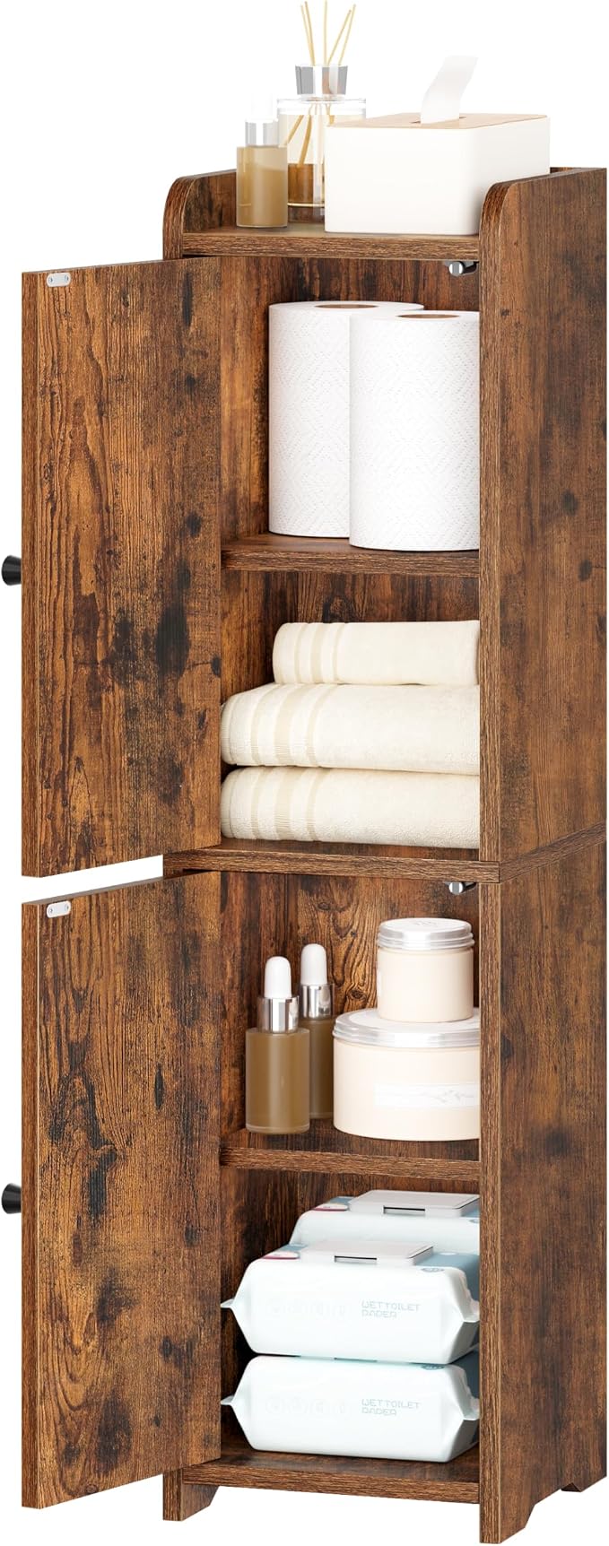 Bathroom Storage Cabinet, Corner Floor Cabinet - Image 9