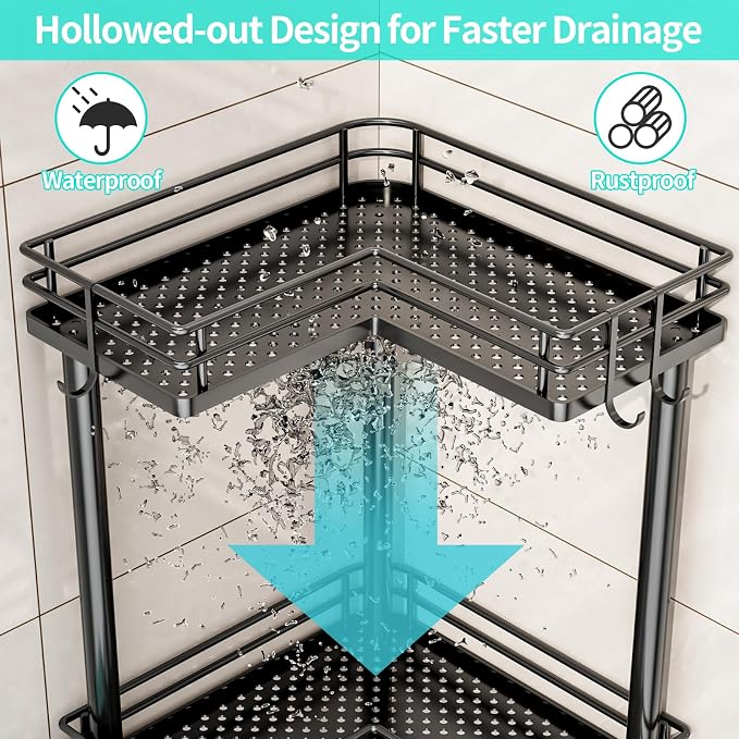 HapiRm Corner Shower Caddy Organizer - Image 3