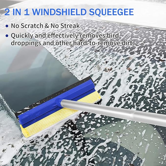 Wontolf 79'' Window Squeegee Cleaner Tool - Image 7