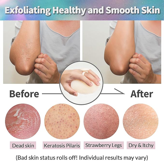 Deep Exfoliating Bath Set 3PCS: 2 Super Soft Sunflower Suction Cup Bath Balls - Image 5