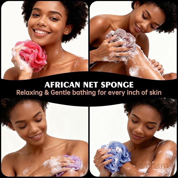 African Net Sponge Authentic Exfoliating - Image 5