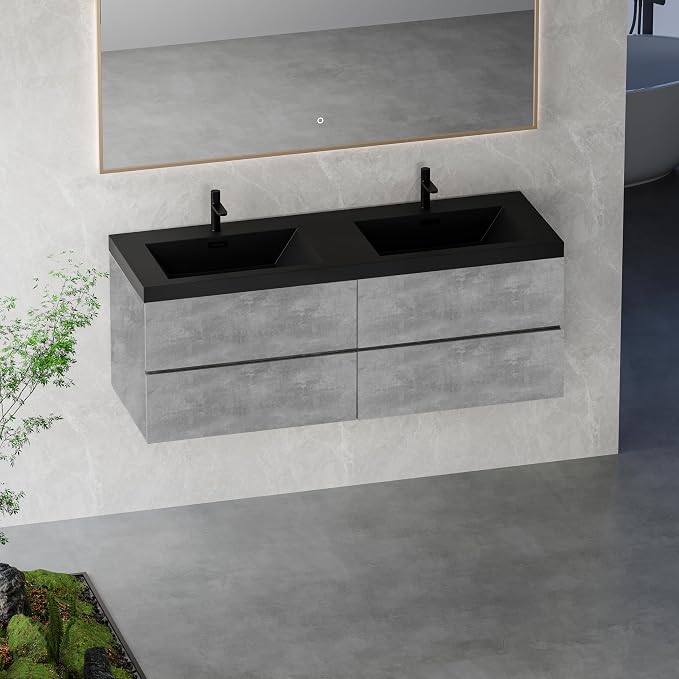 60" Floating Bathroom Vanity by Unknown