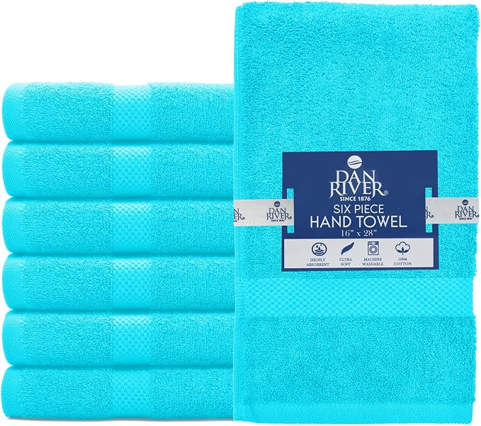 DAN RIVER 6-Pack Premium Hand Towels - Image 6