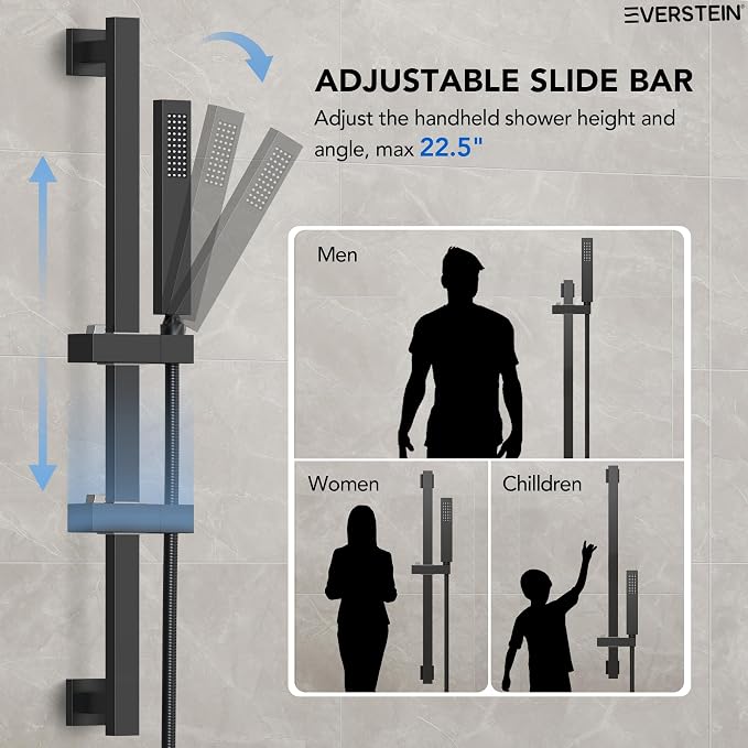 10" High-Pressure Rainfall Shower Faucet - Image 8