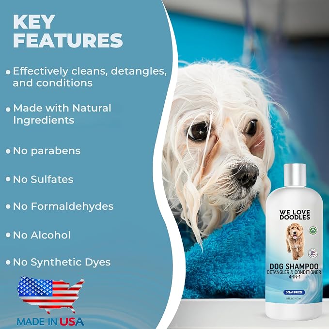 Dog Shampoo, Conditioner & Detangler - Image 2