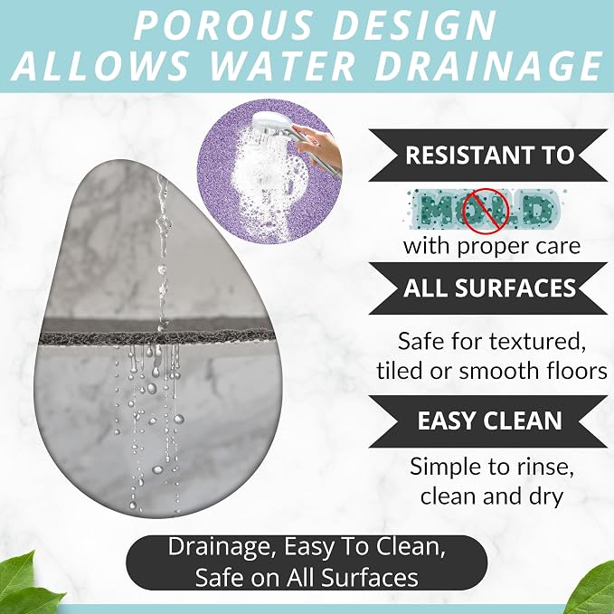 Enkosi Loofah Non-Slip Shower Mat - Image 4