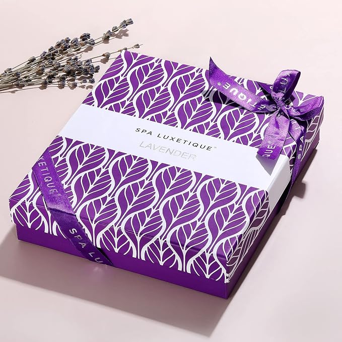 Spa Luxetique Lavender Spa Set, Bath Set - Image 6