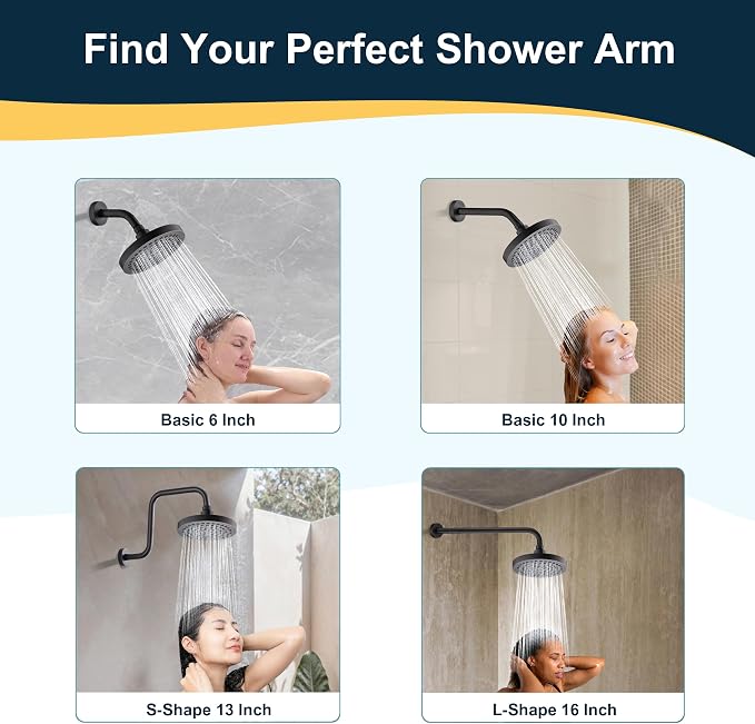 BRIGHT SHOWERS Brass Shower Arm - Image 8
