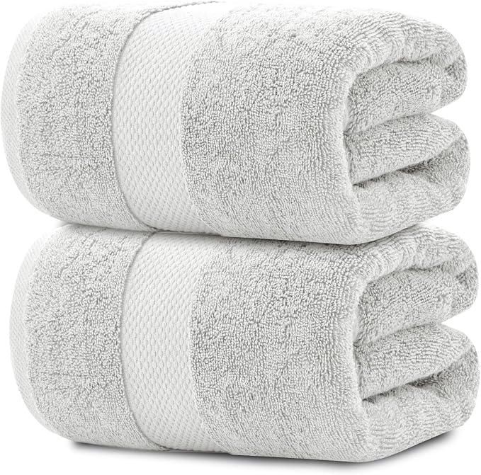 White Classic Luxury Soft Bath Sheet Towels by WhiteClassic