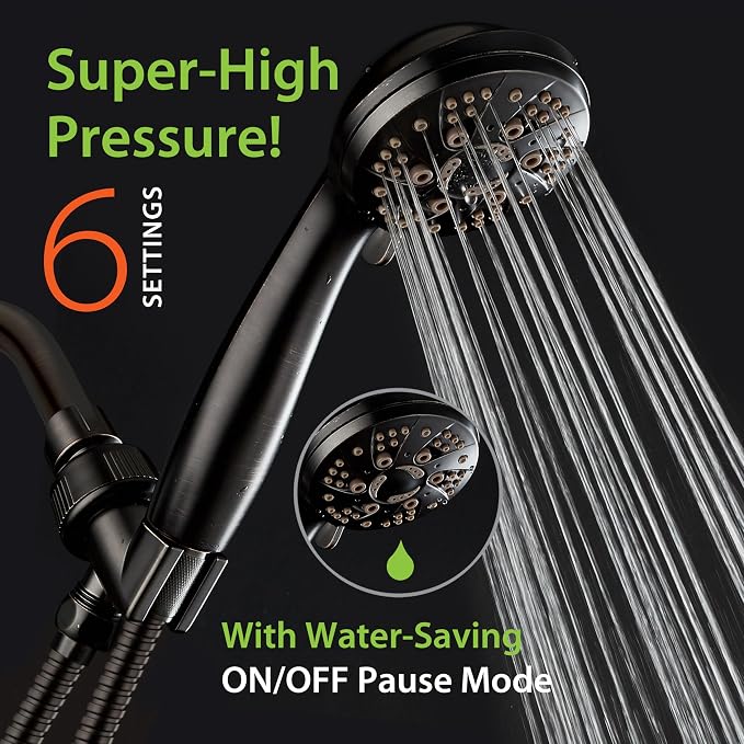 AquaDance For California High Pressure 6-Setting Oil Rubbed Bronze Face - Image 2