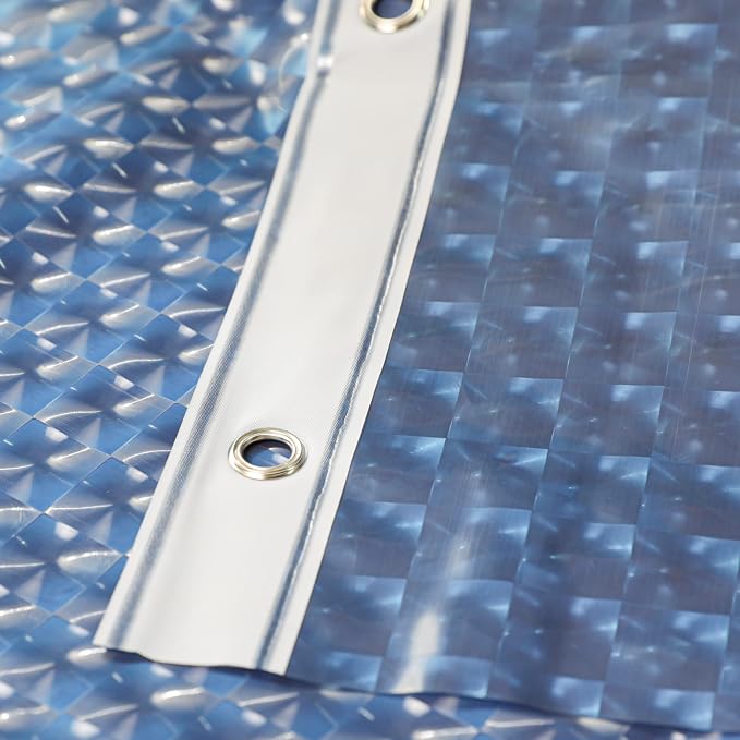 NTBAY EVA Semi-Transparent Clear Shower Curtain - Image 7