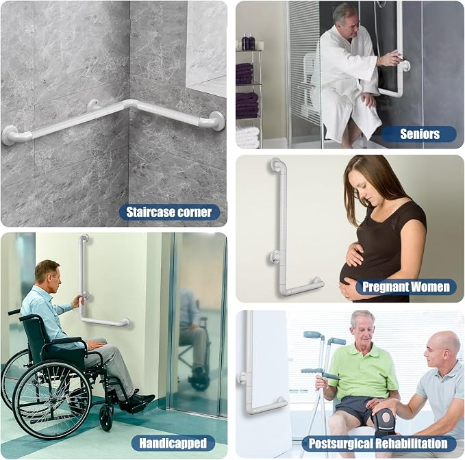 L Shaped Grab Bar for Elderly - Image 9
