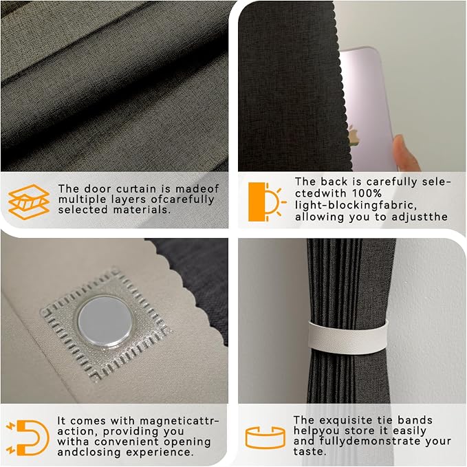 Accordion Door Curtain Set - Image 5