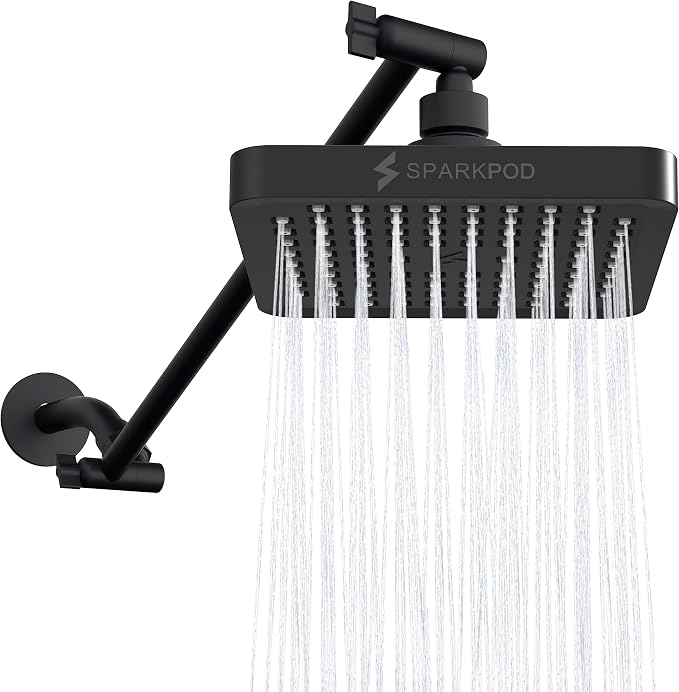 SparkPod Square Rain Shower Head by SparkPod