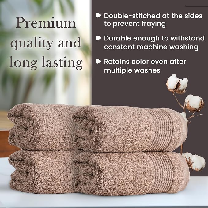 Halley Turkish Cotton Towels Super Soft Quick Absorbent 100% Cotton Towels - Image 5