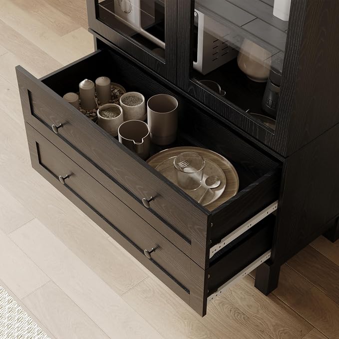 71" Tall Arched Kitchen Pantry, Kitchens Pantry Storage Cabinet - Image 9