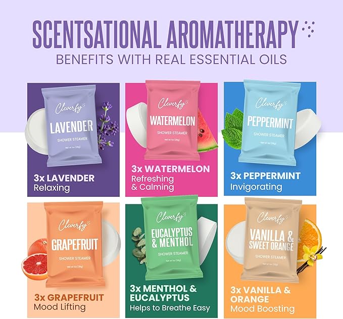 Cleverfy Shower Steamers Aromatherapy – Stocking Stuffers - Image 4