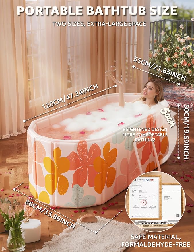 Portable Bathtub Ice Bath Tub - Image 2