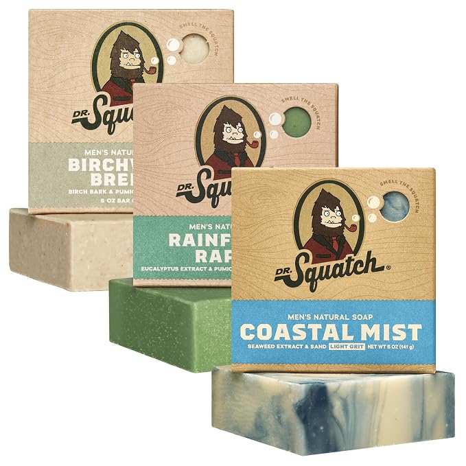 Dr. Squatch Natural Bar Soap for Men by DrSquatch