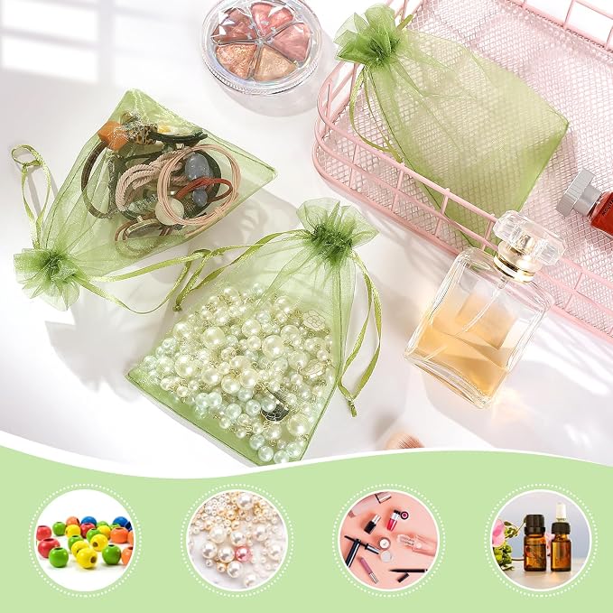 Hopttreely 100Pcs Organza Bags - Image 4