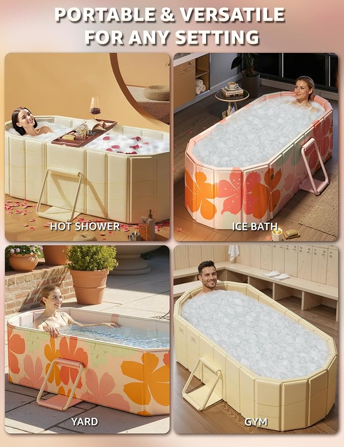 Portable Bathtub Ice Bath Tub - Image 6