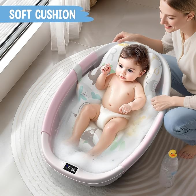 Collapsible Baby Bathtub, 3s to Install, Baby Bath Tub - Image 5