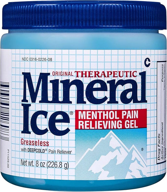 Mineral Ice Therapeutic Pain Relieving Gel, 8 Ounce by MineralIce