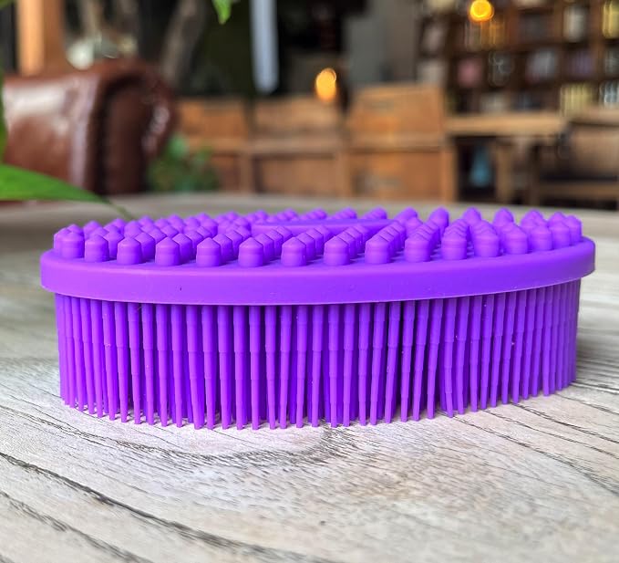 Premium Sensory Brush for Kids or Autism, Soft Silicone Body Scrubber, 2 in 1 - Image 2
