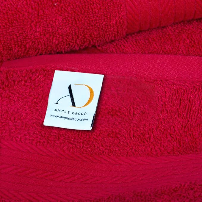 Ample Decor Bath Towel 100% Cotton 30 X 54 Inch 600 GSM Towels Bathroom Soft - Image 4