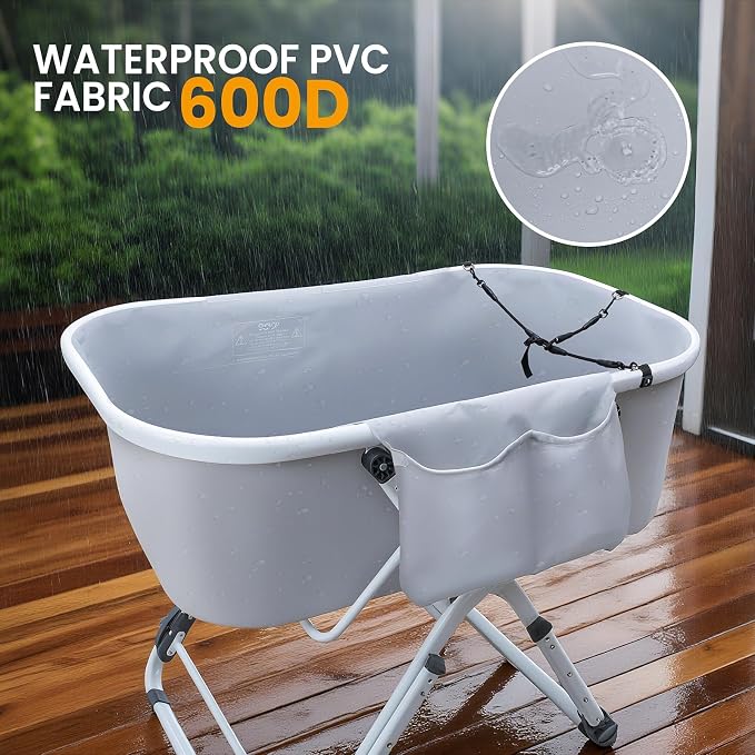 Dog Bathtub, Collapsible Dog Bath Tub - Image 4