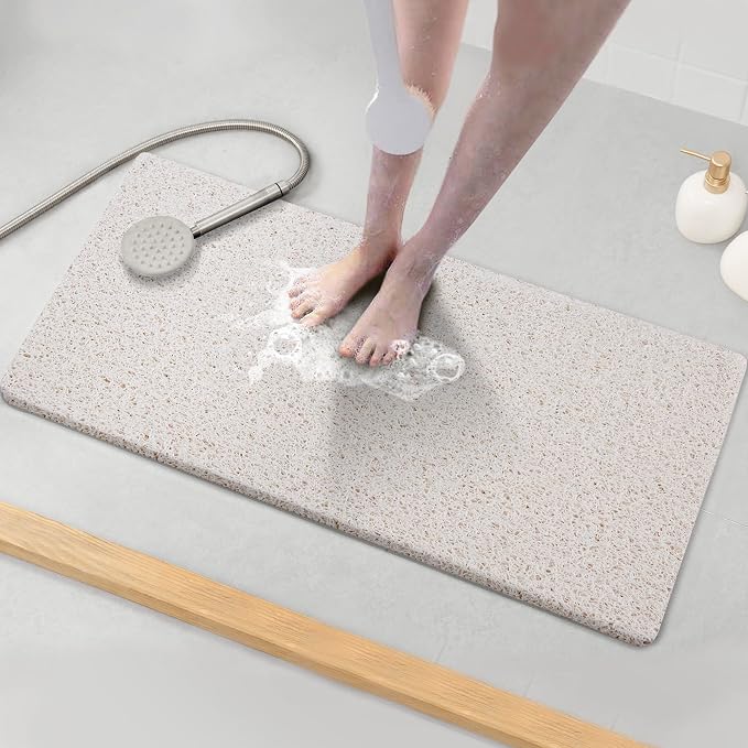 Asvin Soft Textured Bath, Tub Mat, 35x16 Inch, Phthalate Free, Non Slip Comfort by Asvin