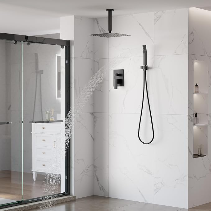 WELLFOR 12-In Ceiling Mount Shower System - Image 9