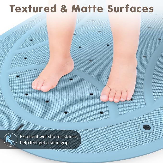 Bathtub Mat Non Slip, Kids Bath Mat 30"x 18", Bath Mat - Image 3