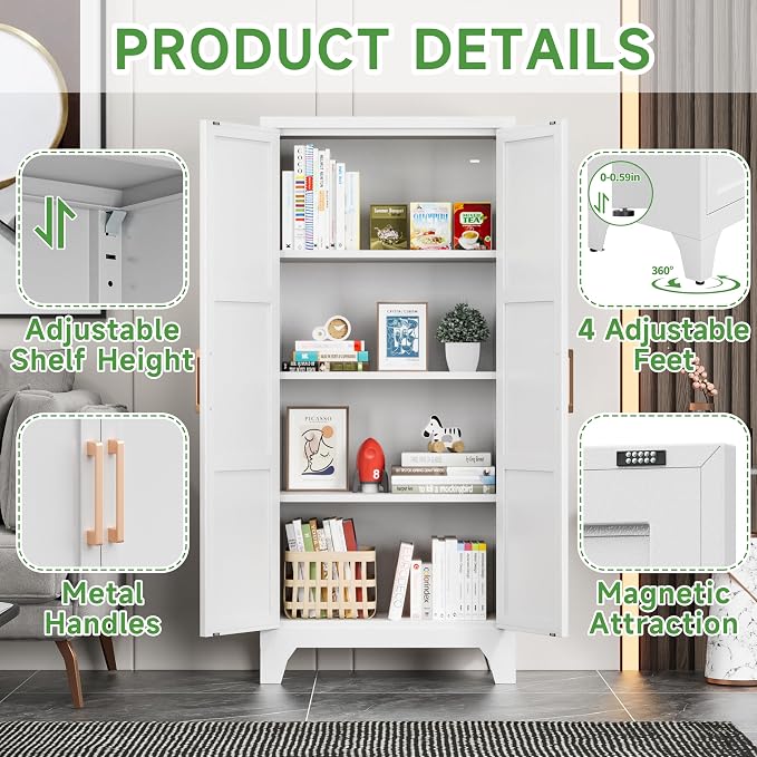 Pantry Cabinet, Kitchen Pantry Storage - Image 5