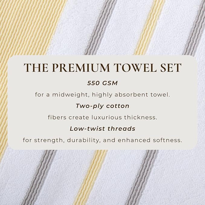 Great Bay Home Decorative Bath Towel Set - Image 4