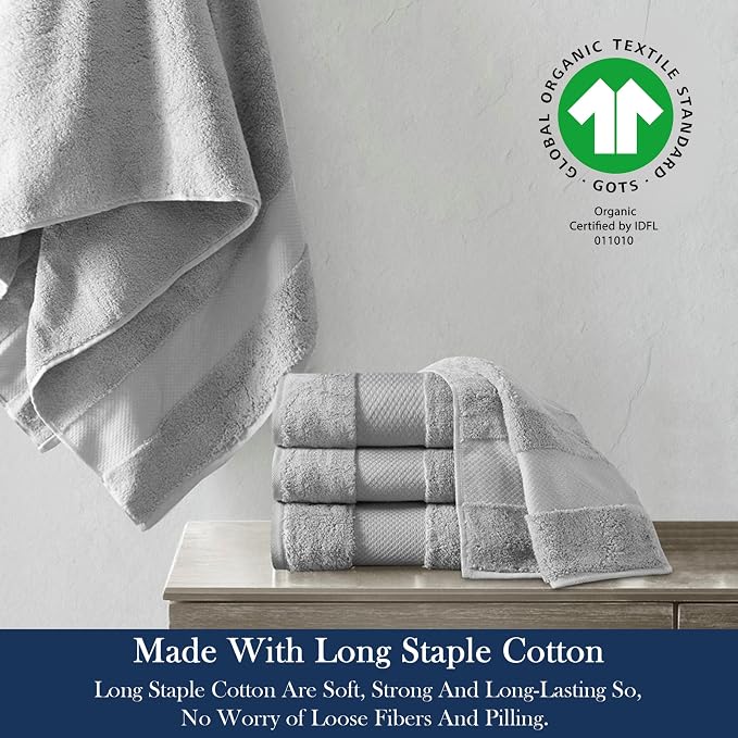 Delara Organic Cotton Luxuriously Plush Bath Sheet Pack of 4 | GOTS & OEKO-TEX - Image 3