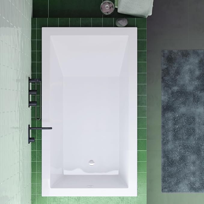 Swiss Madison Voltaire 48" x 30" Reversible Drain Drop-In Bathtub - Image 11