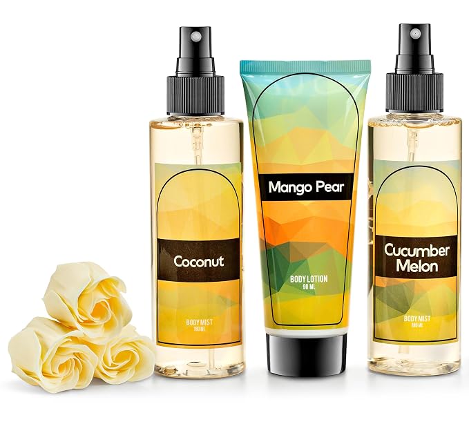 Fine Fragrance Body Mist & Body Splash Gift Set – Luxury Self-Care Combo - Image 2