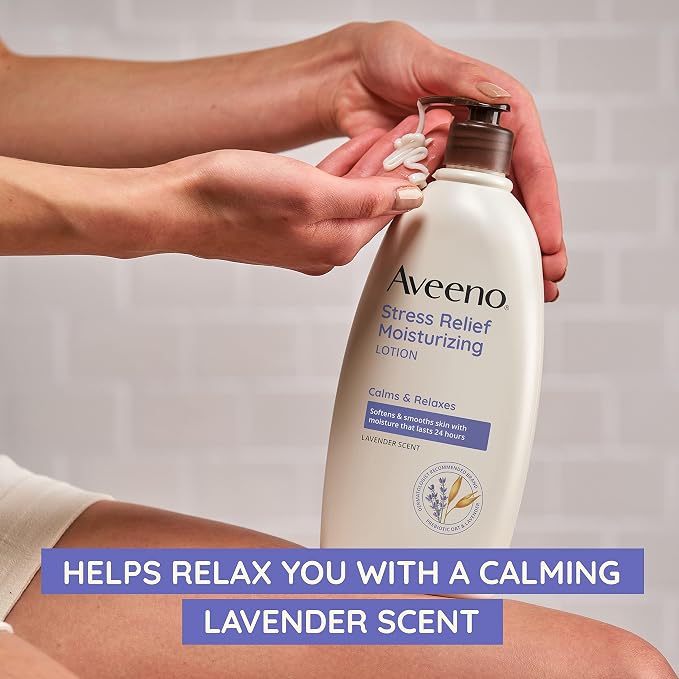 Aveeno Stress Relief Moisturizing Body Lotion - Image 2